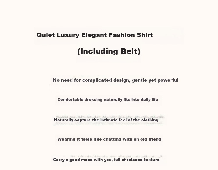 Dme [Designer's Private Label], Autumn Elegant Flowing Collar Shirt with Tie-Up Back, Long-Sleeve Blouse, Women's Top 1