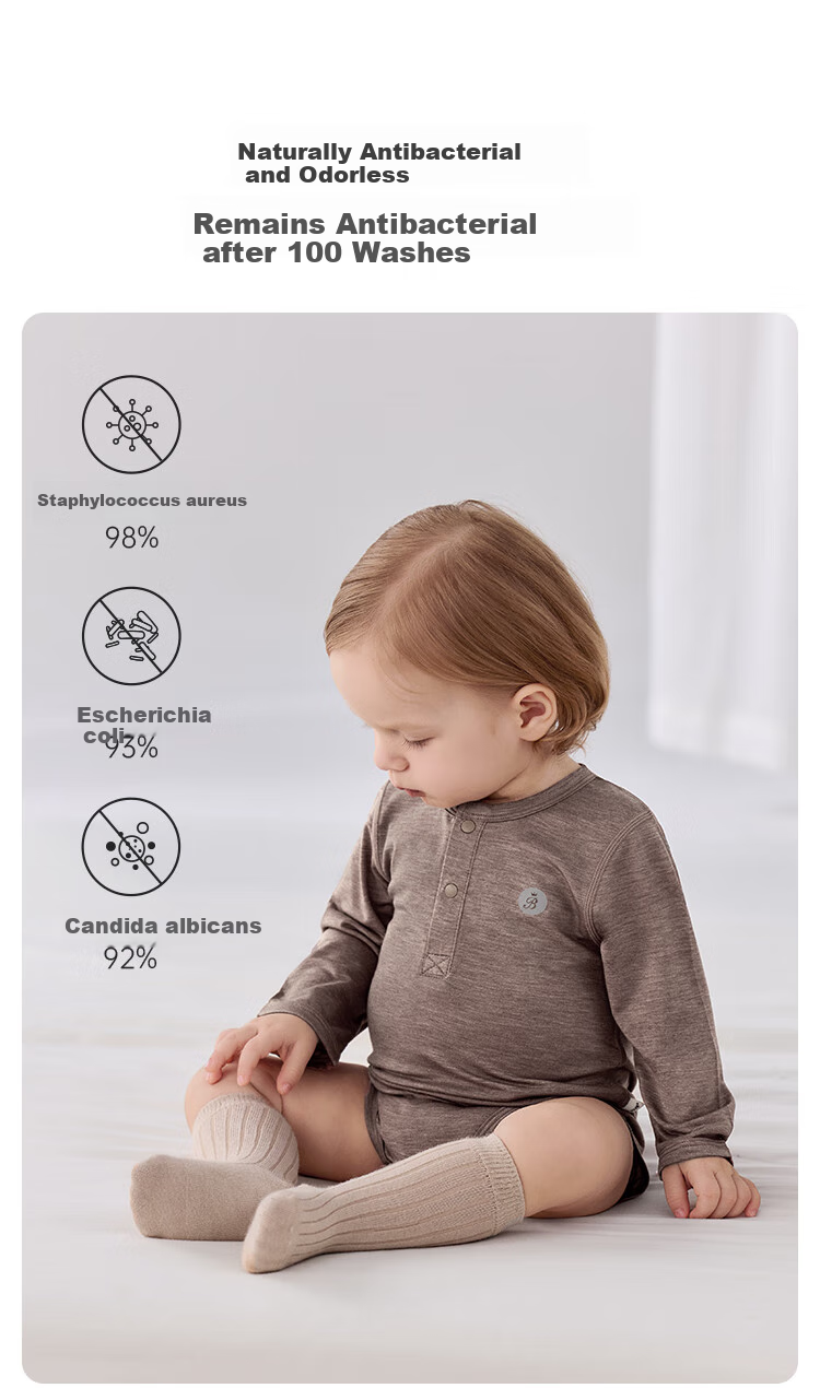 Babylove Infant Bodysuit, Spring And Autumn Undershirt, Unisex Baby Triangle Romper, Lightweight And Warm Sleepwear, Loungewear 5