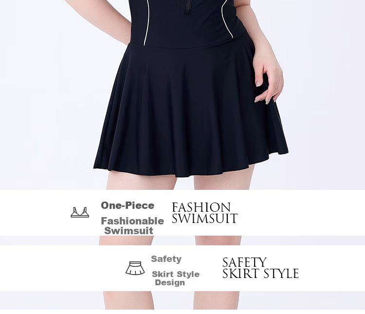 Agliondy Plus Size Swimsuit for Women, Sun Protection, Curvy, MM 2025 New Style, Slimming, Concealing, Suitable for Swimming Pools And Sports Activities 3