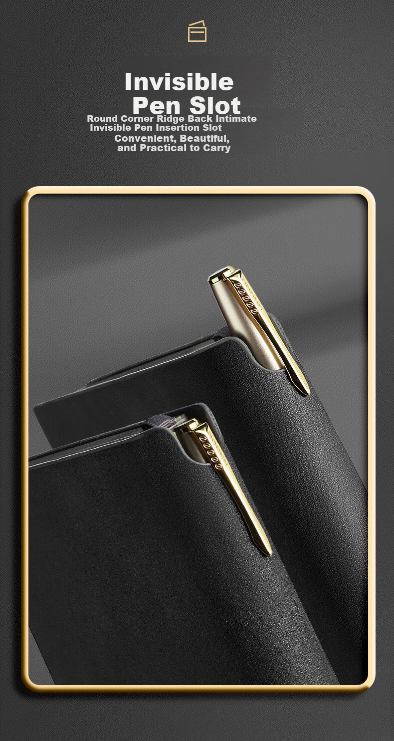Jianfan A5/300-Page Lambskin Notebook, Vintage Thickened Journal Soft Cover Leather Notebook, Business Office Meeting Record Book Diary Office Supplies Gift 5