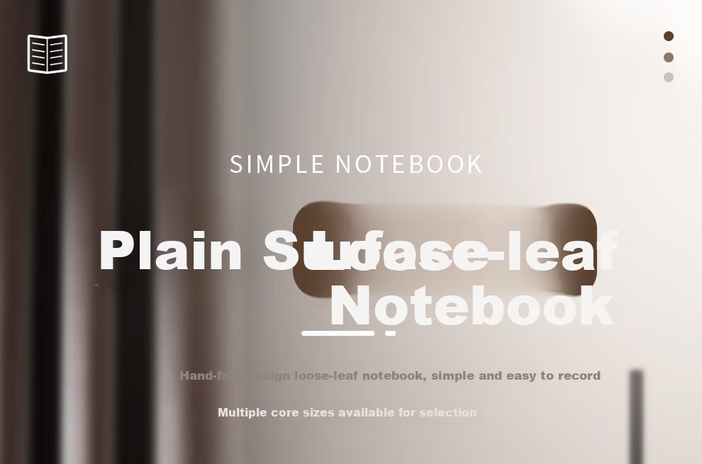 Faramon B5/80 Loose-Leaf Notebook, Comfortable to Hold, Detachable And Replaceable Inner Pages, Thickened for Students' Research And Exams, Error Correction Booklet, B5 Ruled - Looking Forward to The Future 1