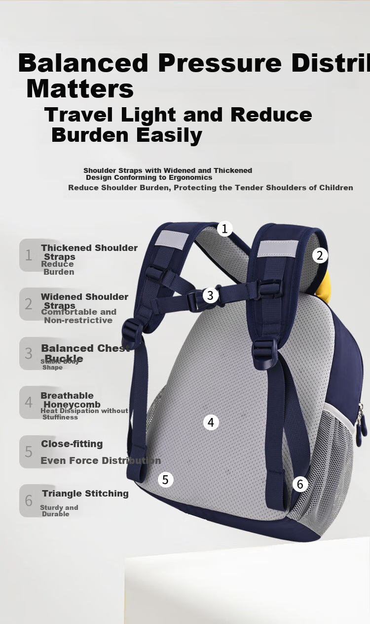 Edison Kindergarten Backpack for Preschoolers, Elementary School Students, Children's Outdoor Study And Travel, Small Backpack 2428-1 8