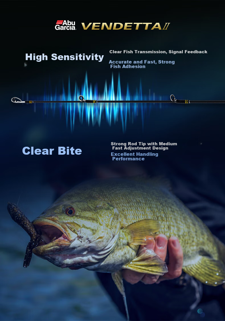 ABU GARCIA Second Generation Thunder Rod Heavy Action Black Lure Rod, 2.29 Meters [Single Rod], Gun Handle, XXH Actio 7