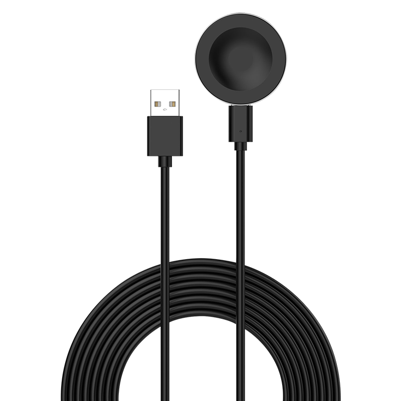 KMaxAI Wireless Charger Magnetic Fast Charging Dock for Huawei Watch 5/4/3 GT6/5/4/3/2 Fit 4/4Pro USB Charging Cable D2 Travel Case Black