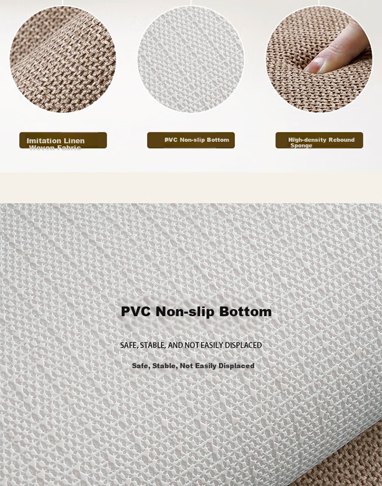 OPPEIN Bathroom Mat, Thickened Sponge Bath Mat, Absorbent Non-Slip Foot Pad, Toilet Carpet, Linen Washroom Doormat 10