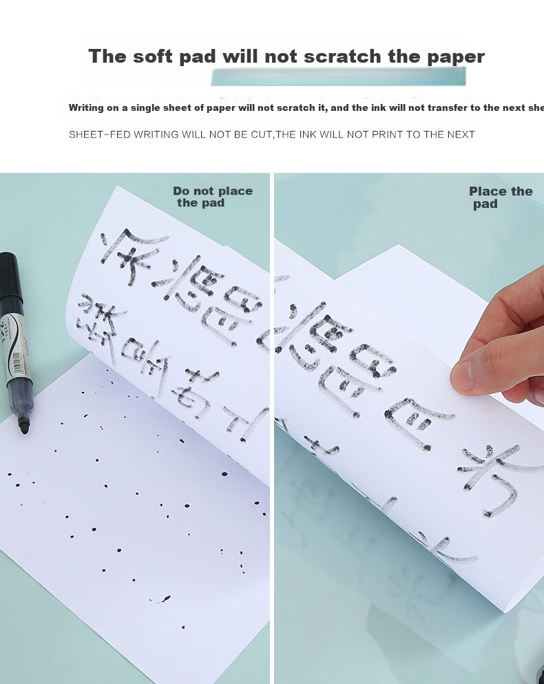 Licao A3 Frosted Transparent Exam Writing Pad, Soft Transparent Writing Board for School Exams, Transparent Pad for Essay Writing And Civil Service Exams, Soft Pad for Primary School Students' Calligraphy And Drawing 3