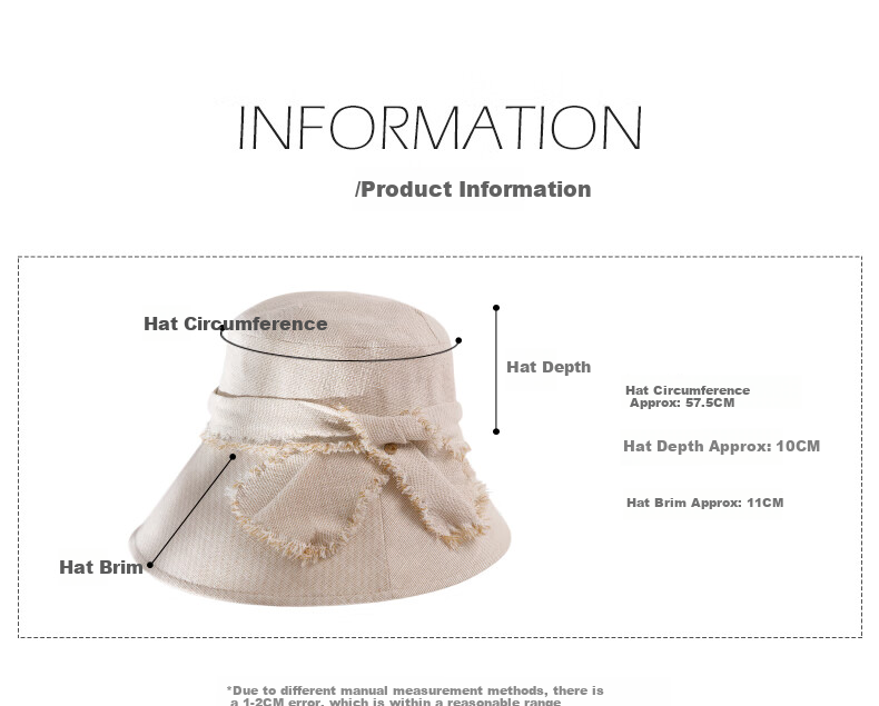 677888 Sun Hat for Women, Summer Japanese-Style Sunhat, Simple UV Protection Hat, Wide-Brimmed Hat 11