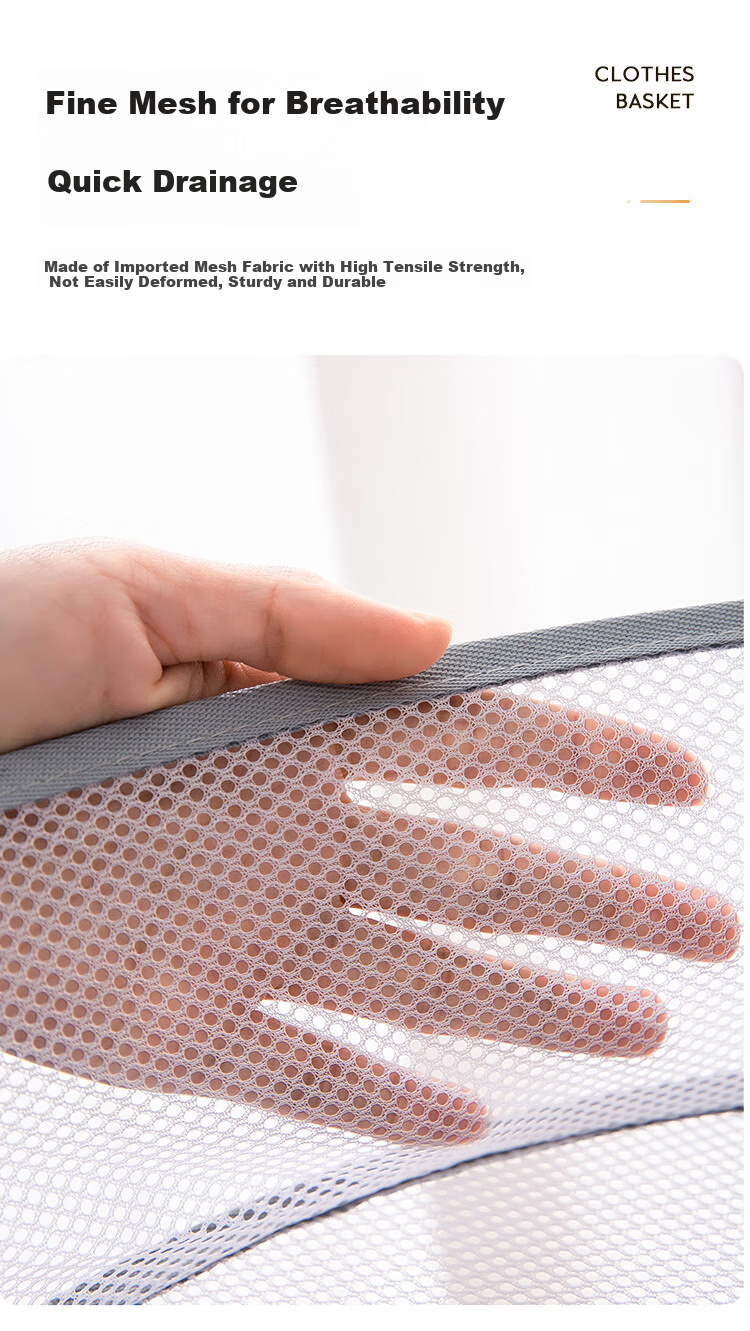 Cigeman Clothes Drying Rack, Sock Hanger, Foldable, Windproof And Non-Slip, Sweater Drying Mesh 5