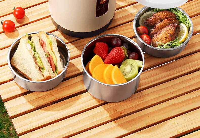 Ymer Electric Heated Long-Lasting Insulated Lunch Box 24-Hour Work Use Large Thermostatic Insulation Container 28