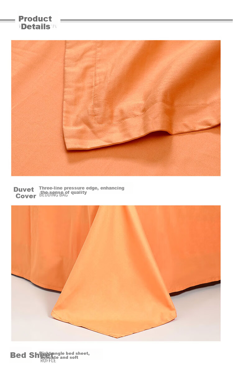 FUANNA Pure Cotton Bedding Set, 60s Long-Staple Cotton, Class A Set, Winter Thickened, Double Size, 230*229cm 16