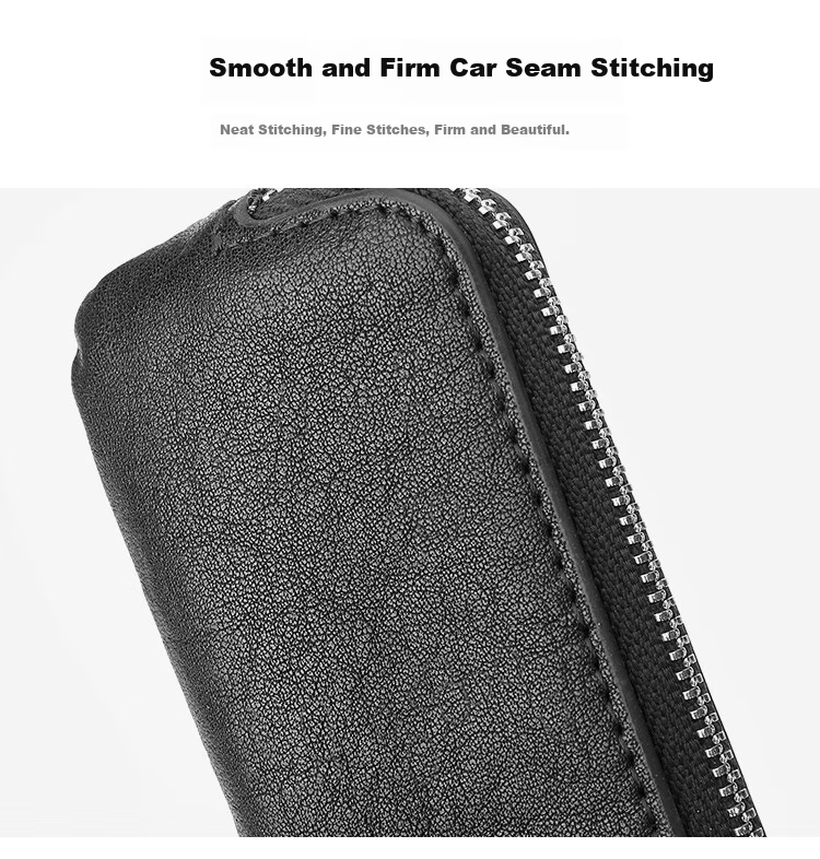 MEXICAN Car Key Case for Men And Women, Top-Grain Leather, Large Capacity, Multifunctional, Coin Purse, Lightweight, Home Use, Access Card Holder 6