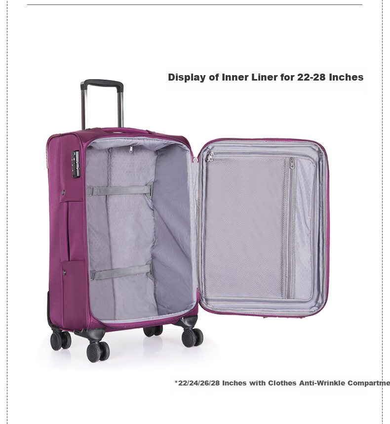 HANKE Luggage Suitcase for Men And Women, Travel Case with Wheels, 24-Inch Black Large Capacity 66L Expandable Password Lock Suitcase 32