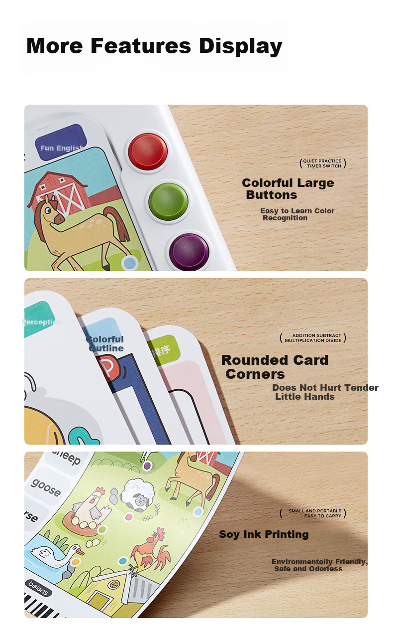 Beienshi Logical Thinking Learning Machine, Children's Early Education Device for Ages 3-6, Cognitive Training Enlightenment Math Encyclopedia, Birthday Gift 14