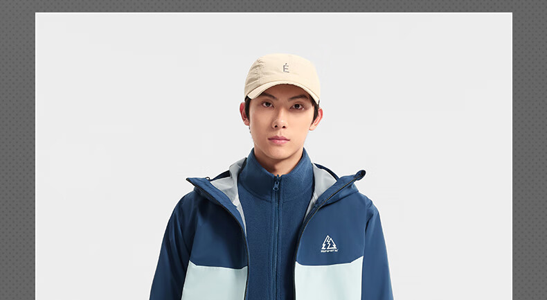 361° Unisex Autumn Winter 3-in-1 Sports Water-Repellent Windproof Fleece-Lined Jacket 632533607-1 3