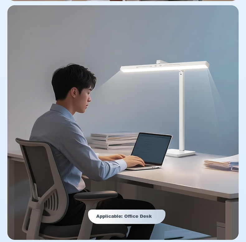HP Pure Eye Protection Study Reading Desk Lamp for Students and Children, Bedroom Bedside Lamp with Angel Light 21