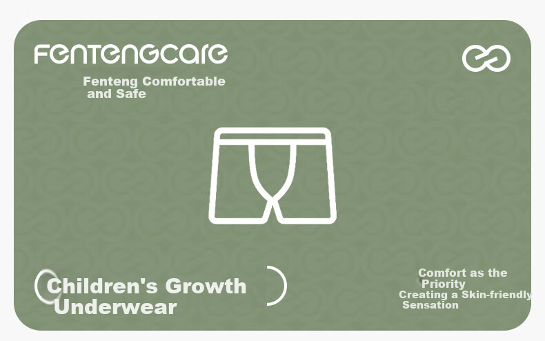 FENTENGCARE Children's Underwear [Class A Cotton, 7A Antibacterial] 6-Pack Boys' New Cartoon Pure Cotton Crotch Boxer Briefs 1