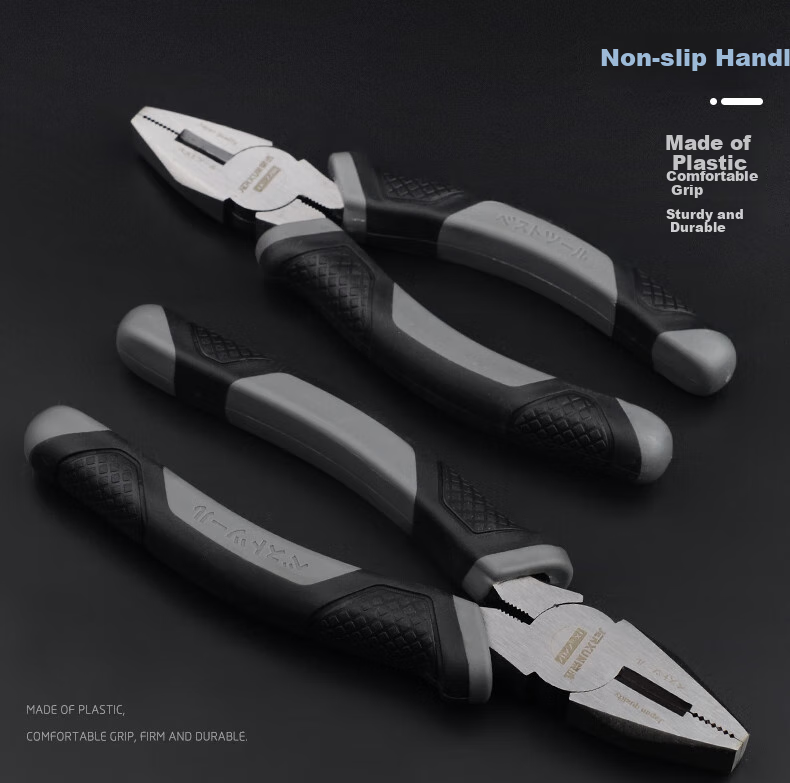 JERXUN 7-Inch Pliers, Wire Cutters, Multi-Functional Electrician's Pliers, Labor-Saving Gripping Shears, Hardware Tools, Wire Cutting Pliers 8