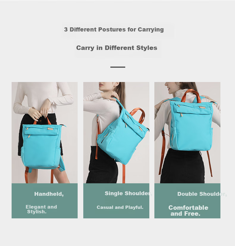 Xiaoyaxiang Mommy Bag, Large Capacity Fashionable Backpack for Mothers, Big Baby Carrier, Lightweight Handheld Tote for Outdoor Use (Yiyuan) 7