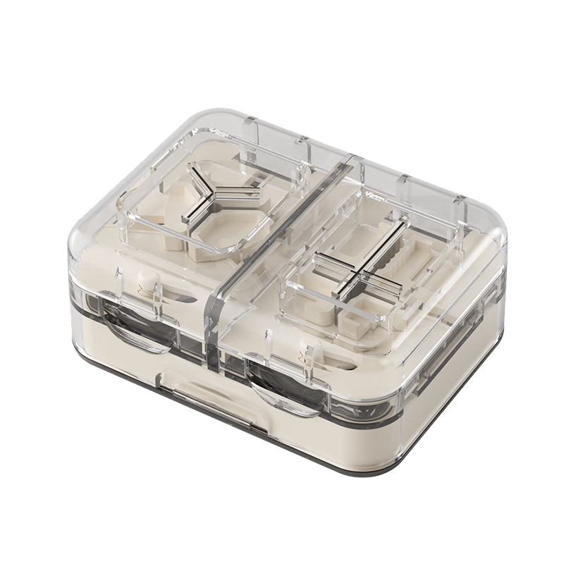 Daisy Leaf Japanese Precision Pill Cutter 1/3 and 1/4 Split Portable Mini Pill Box Medicine Cutter