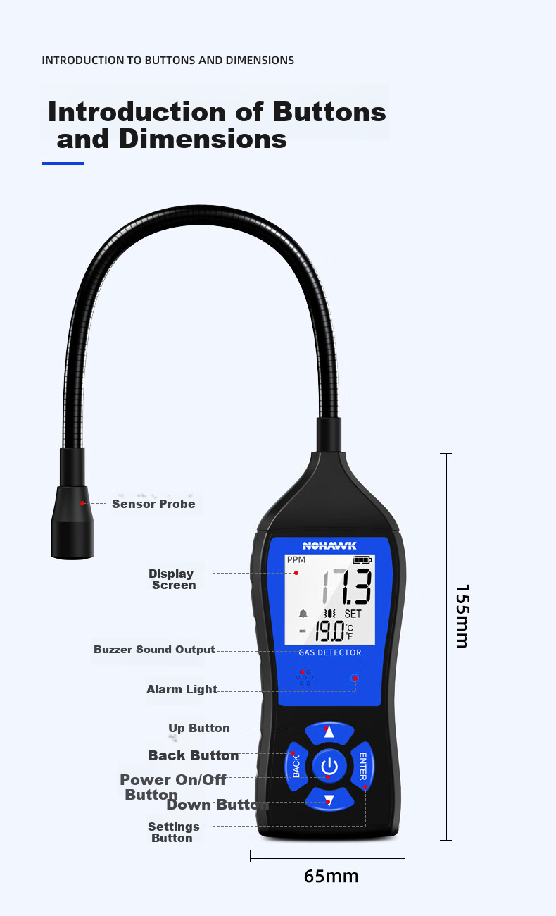 Nohawk Air Conditioner Refrigerant Leak Detector, Freon Leak Tester, Automotive Repair Refrigerant Leak Detector, Household Refrigerant Leak Tester 10