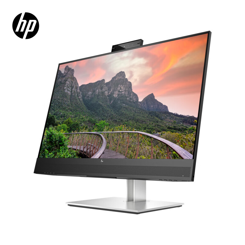 HP E27m G4 27-inch 2K Monitor with IPS Video Conference Camera, Speakers, Microphone, Daisy Chain Support, Nationwide Warranty