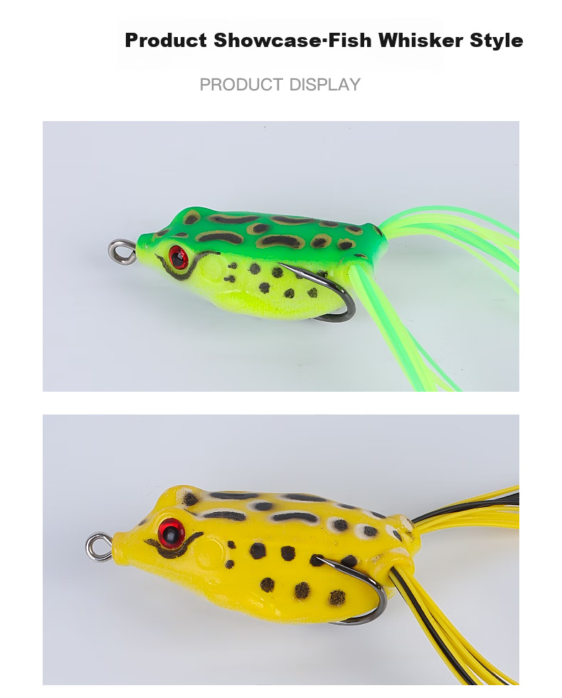 Xionghuo Leiwala Lure Set, Long-Casting Toad Fishing Bait, Competitive Frog Fishing Bait, Bionic Snakehead Fishing Special, Artificial Bait Set 10