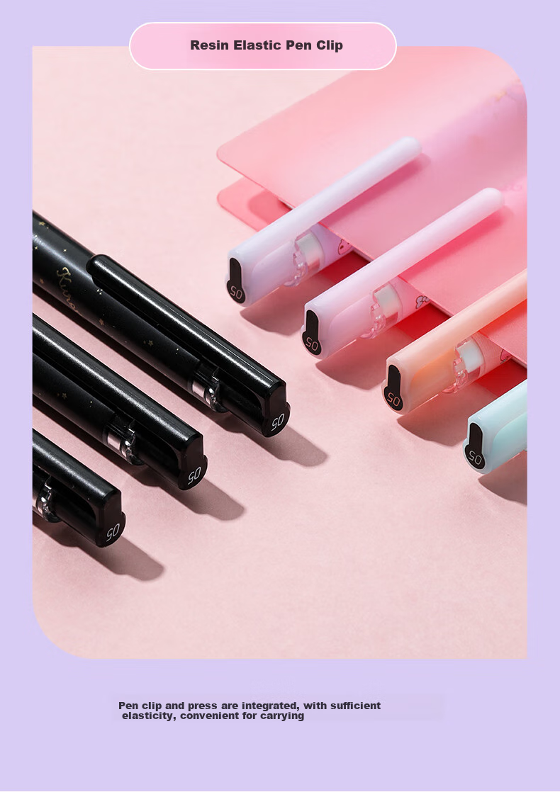 PILOT JUICE UP 0.5mm Black Gel Pen Sanrio Kuromi Collaboration Pen Case Set Black Barrel 8