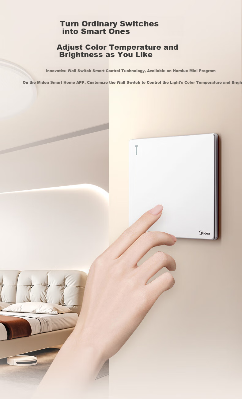 Midea Ultra-Thin Ceiling Light for Living Room And Bedroom, Full Spectrum Eye Protection Smart Control Light Aurora S5 with Installation Included 22