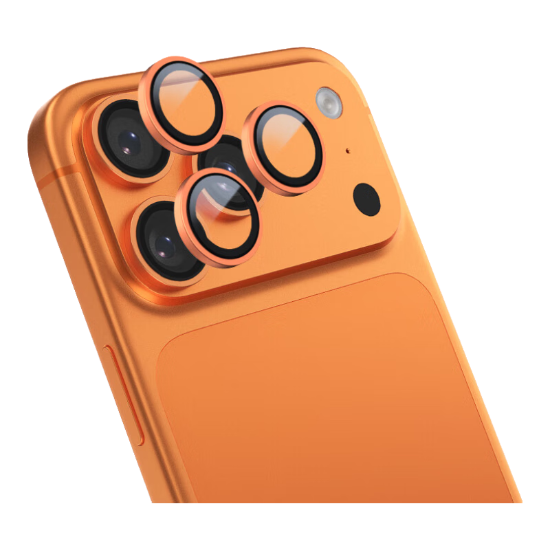 Lanxingxiansheng [99% AR Double Anti-Reflective] Lens Protector for Apple IPhone 17 Pro Max Camera, Rear Camera Film, Scratch-Resistant, Wear-Resistant Phone Protective Film, Orange