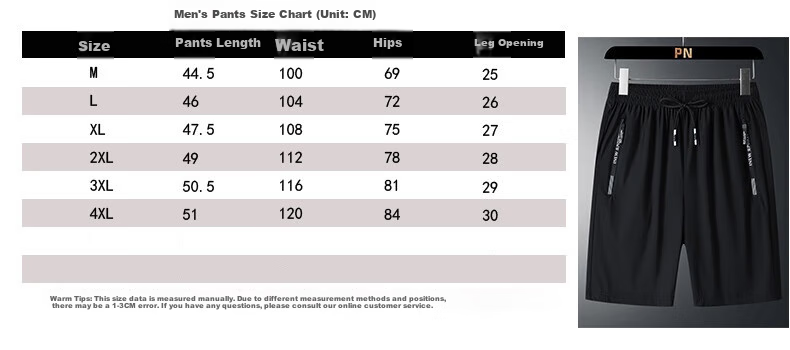 JEEP SPIRIT Men's Shorts, Summer Fashion Breathable Cool Sports Outdoor Shorts, Black XL 9