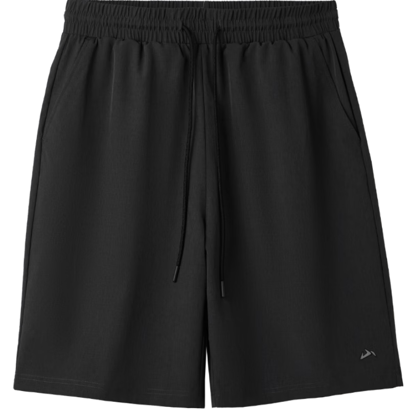 HLA Hailan Home Casual Men's Mid-Length Shorts Mountain Series Embroidered Drawstring Summer Shorts