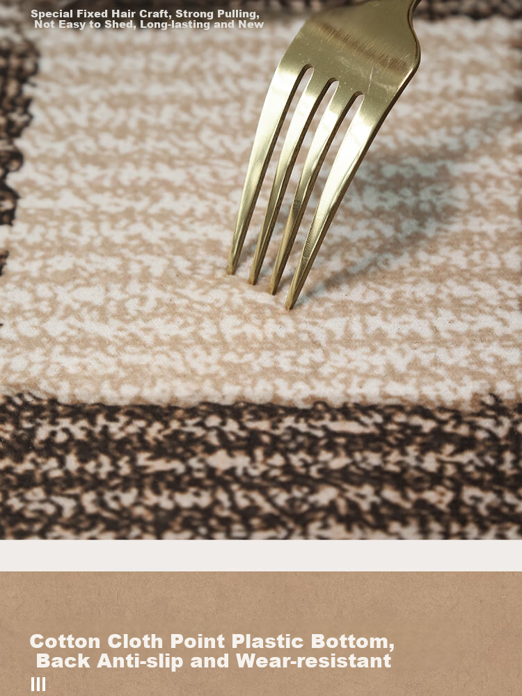Budisi Entrance Door Mat, Doormat for Entryway, Cuttable, Dirt-Resistant, Anti-Slip, Vintage Brown Foot Mat, 90*60CM 11