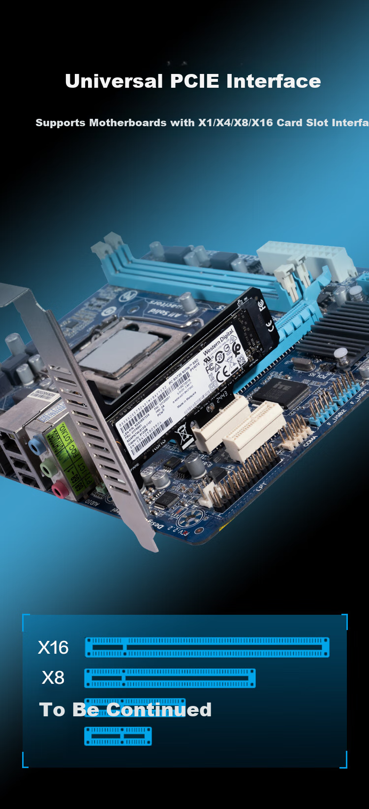 NVV PCIe to M.2 Adapter Card, NVMe to M.2 Adapter Card Full-Speed M.2 Gen3 Expansion Card, Supports X1/X4/X8/X16 SSD Solid State Drive Adapter Card NZ-MK01 4