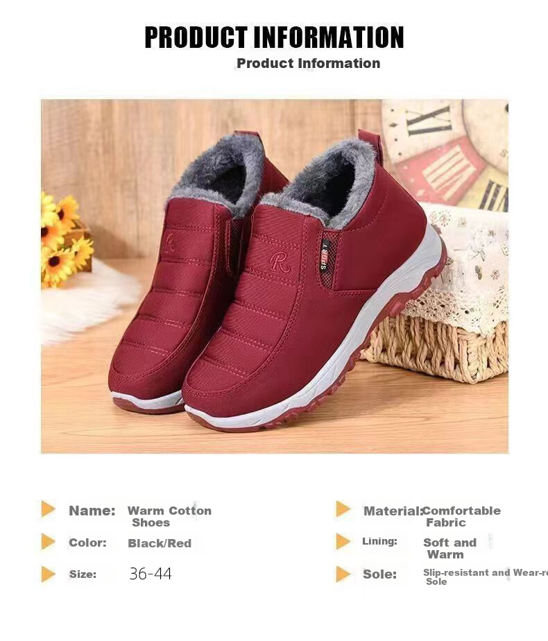 FOOTOPPO Slip-On Canvas Shoes for Women, Summer Middle-Aged And Elderly Beijing-Style Breathable Sweat-Wicking Soft-Soled Walking Shoes for Grandmothers And Mothers 11