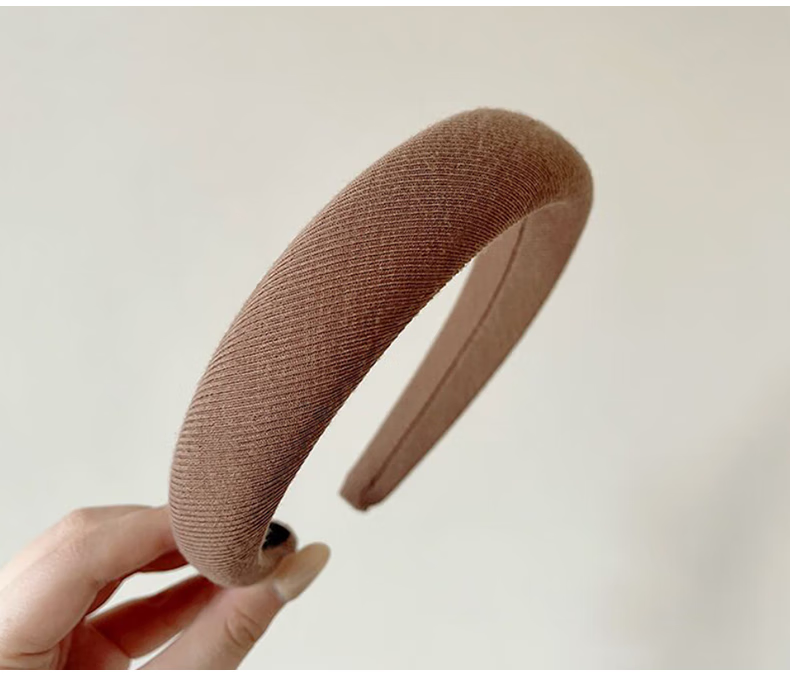 Yefeili Face Washing Headband High Crown Sponge Hair Press Hair Ring Broken Hair Clip Autumn Winter Simple Hair Accessories Headband Unisex Hair Tie Hair Ornament 2