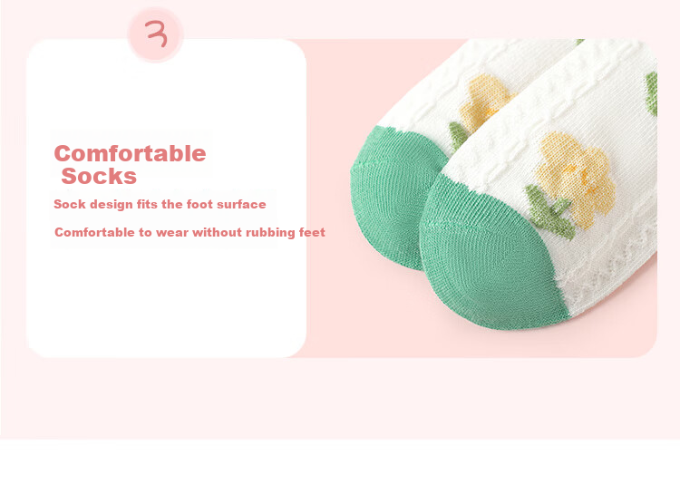 Bingxuemumian Children's Socks, Girls' Mid-Calf Cotton Socks for Spring, Autumn And Winter, 6 Pairs, Breathable, Suitable for Small to Big Kids, Versatile Lace Short Socks for Students 19