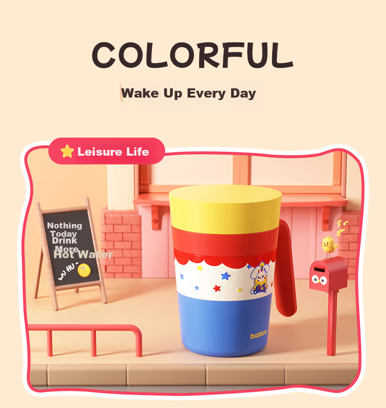 BABLOV Huaban Sen Insulated Coffee Cup Water Cup Women's High-Value Ceramic Coated Liner Mug Birthday Gift 10