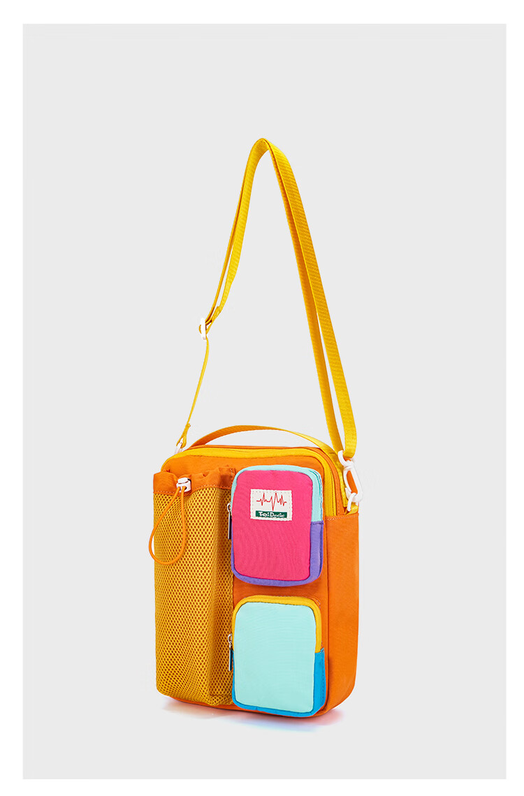 Three Duckling Lightweight Crossbody Bag Storage Bag Dopamine Casual Outdoor Sports Travel Multifunctional Single Shoulder Crossbody Backpack 11