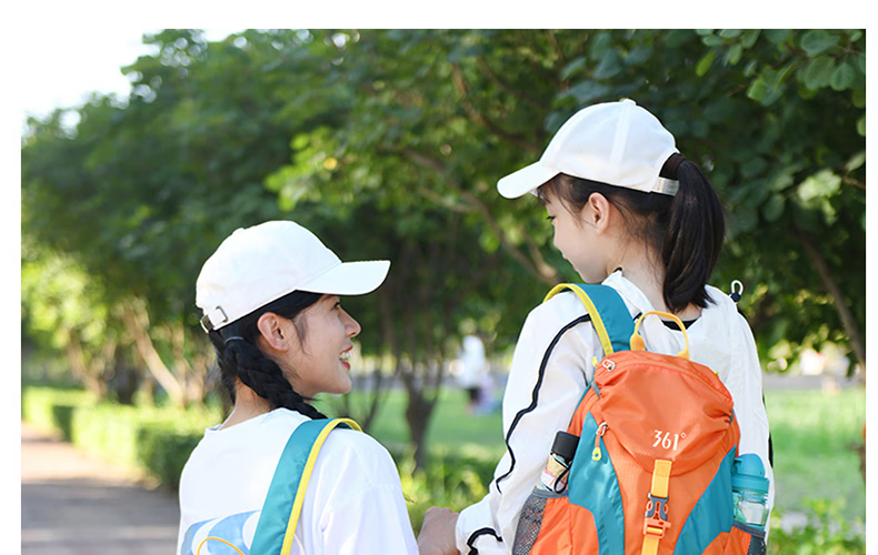 361° Kids Outdoor Backpack Lightweight Waterproof Primary School Student Book Bag Hiking Travel Shoulder Bag Parent-Child 1