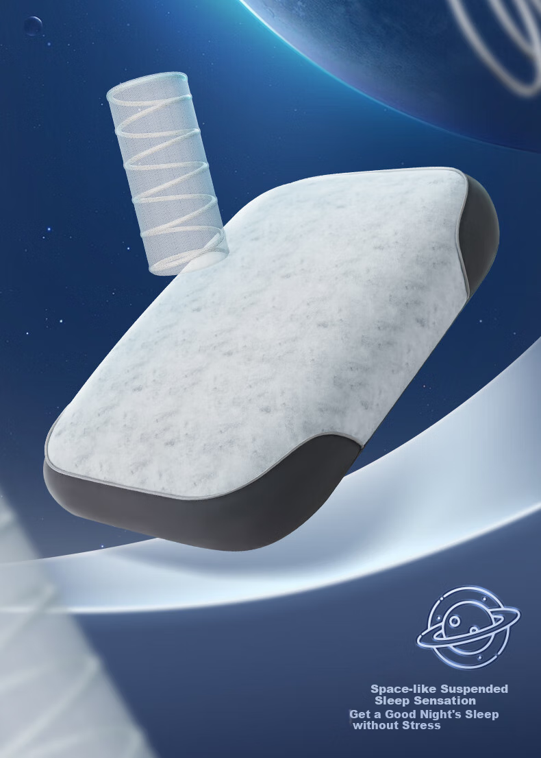 JaCe Memory Foam Pillow Spring Mattress Core Cervical Pillow Side Sleeping New Upgraded Anti-Snoring Adult-Specific Gift Box 14CM 14