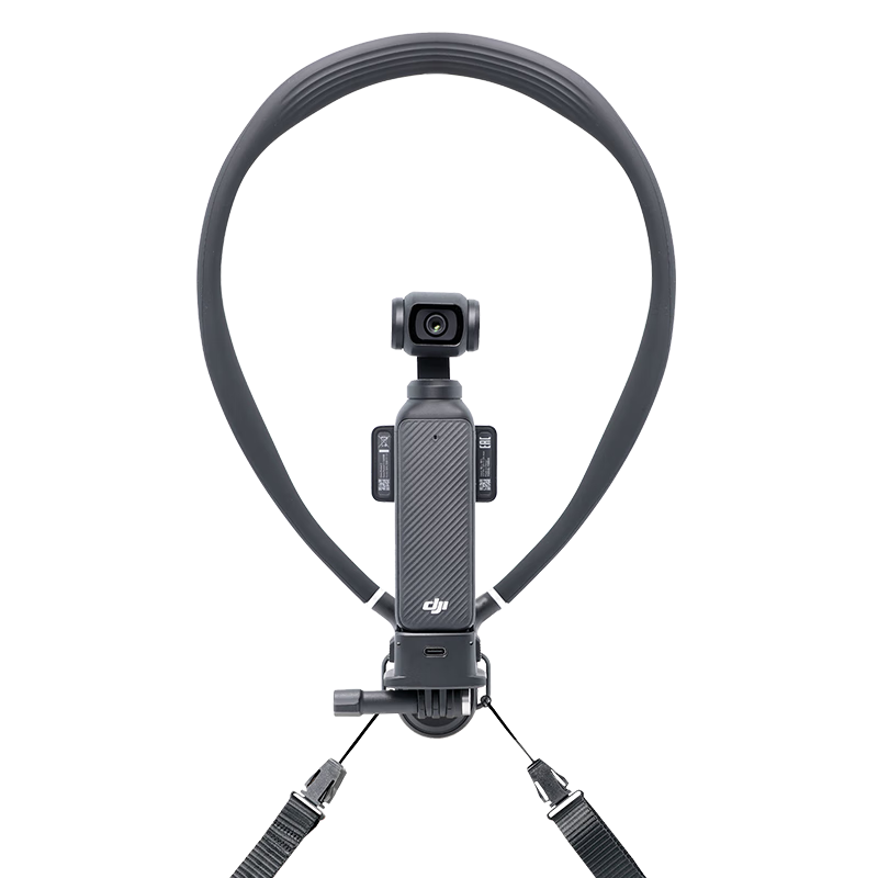 MAXCAM Neck and Chest Mount Strap for DJI Osmo Pocket 3 Pocket Camera - Fishing Lure First-Person View Motorcycle Riding Accessory