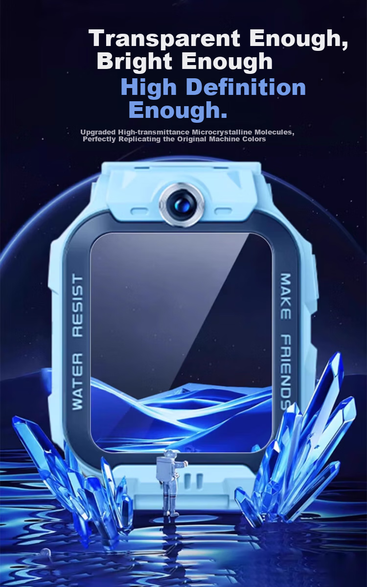 Xuanyi [2 Pieces Quick Application Screen Protector] for Xiaotianc Z6Pro Tempered Glass Film, Youth Edition Z6A/Z6S/Z6D Protective Film, Z6p Children's Phone Watch Protective Film, Protective Case, Protective Cover 9