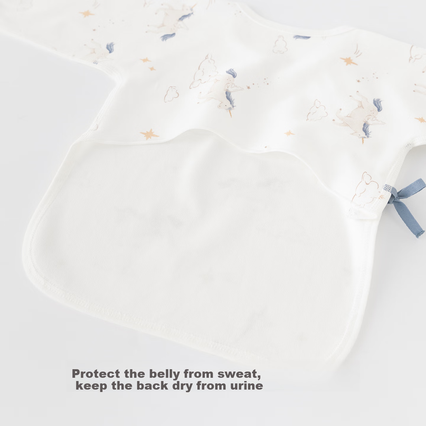 Guaiqixiong Ma Nian Newborn Baby Pure Cotton Half-Back Shirt, Spring And Autumn Season, Newborn Infant Boneless Long-Sleeve Maternity Ward Top Clothing