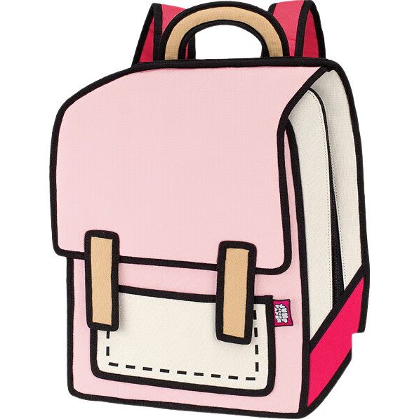 JumpFromPaper Birthday Gift, Anime 2D Manga Universe Bag, Backpack, Schoolbag, Present, Pink Light And Sweet