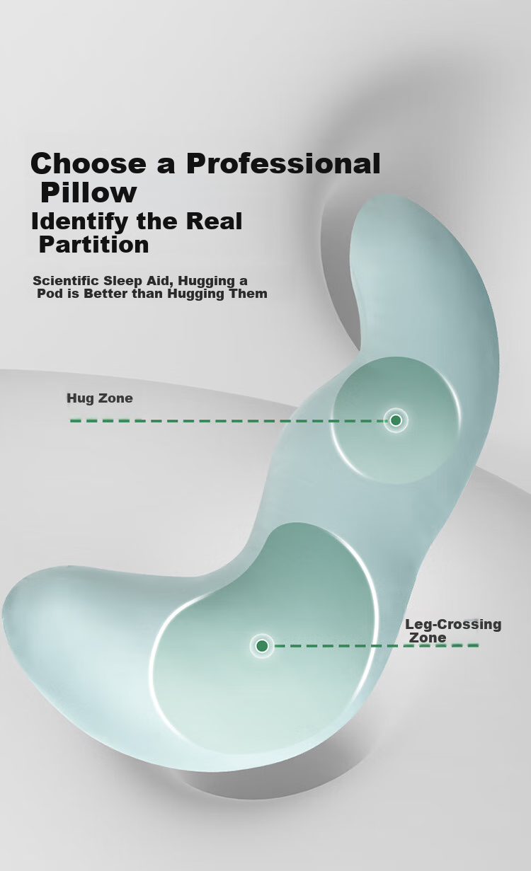 AiSleep Sleeping Hug Pillow, Side Sleeping Leg Hugger, Extra Large Long Body Pillow, Maternity Pillow, Women's Bed Companion Pillow, Birthday Gift 6