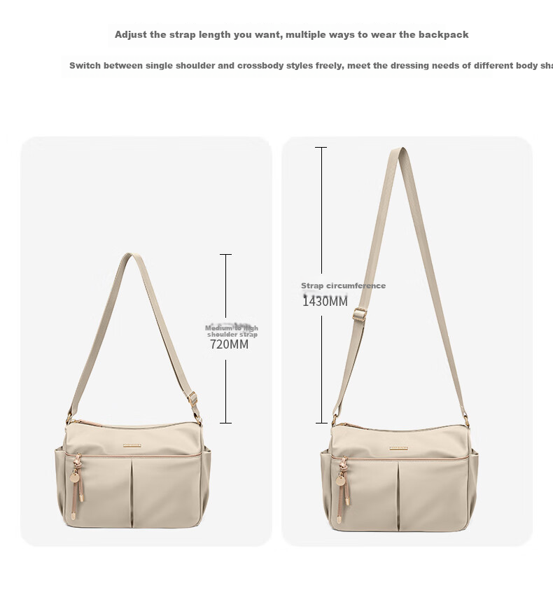 GOLF Shoulder Crossbody Bag for Women, Fashionable Handbag, Versatile Commuter Bag, IPad Bag, Water-Resistant Phone Pouch, Birthday Gift for Wome 4