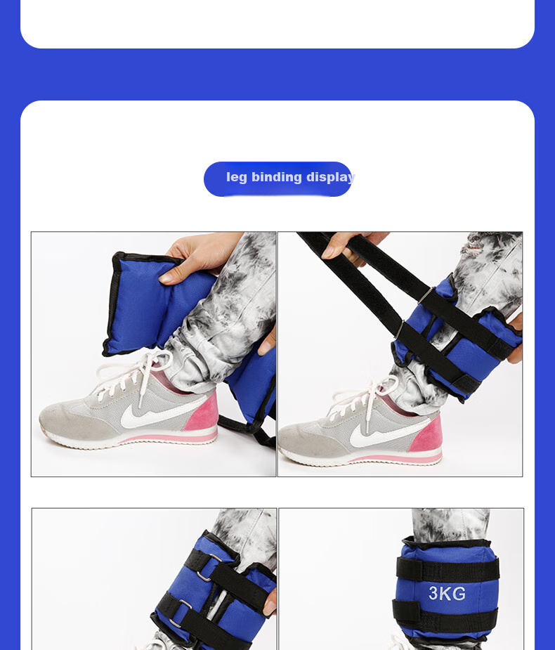 Huashimeng Weighted Leg Sandbags for Running, Dance, Strength Training, Specialized Equipment for Ankle, Invisible Wrist And Leg Exercises 13