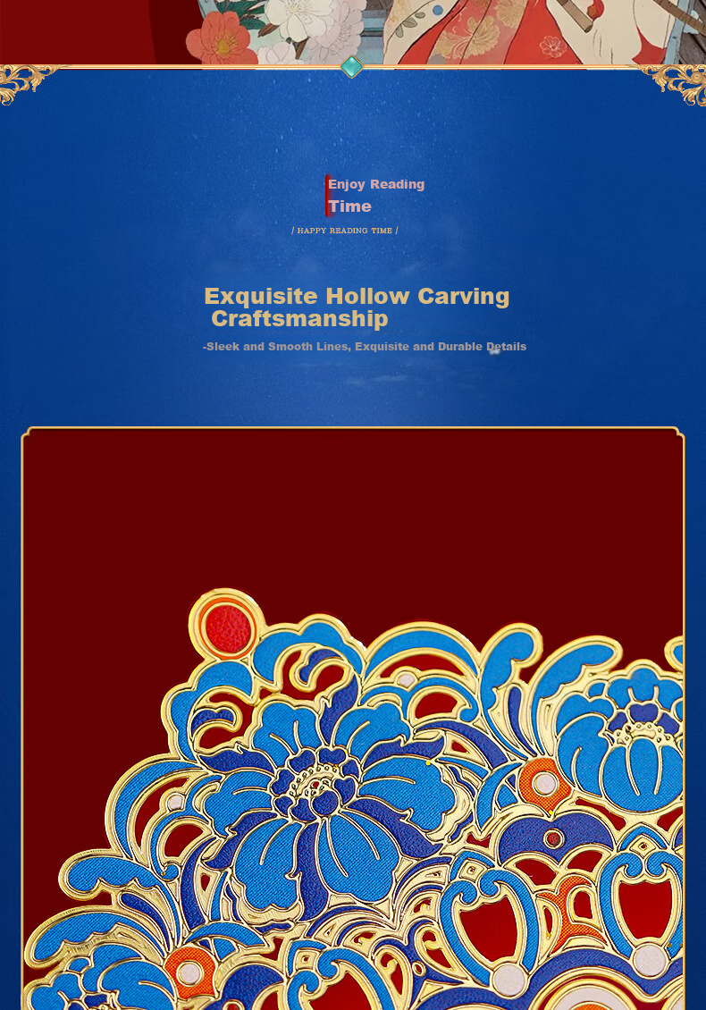 Xiaodiaojiang, Beijing Palace Museum Chinese Ancient Style Metal Phoenix Crown Bookmark, Cultural And Creative Souvenir Gift Box, Mid-Autumn Festival Gift for Female Teachers And Students, Daily Gift, Companion Gift, Inspirational Blessing 11