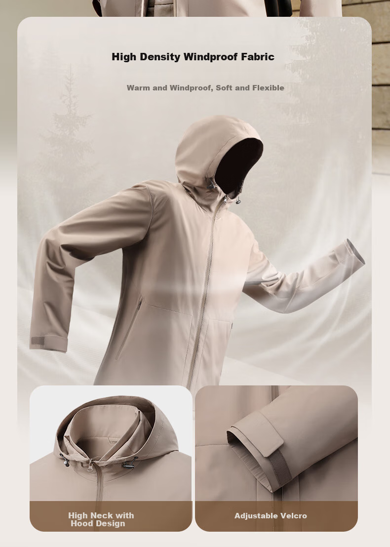 Goldlion [Breathable Waterproof] Spring And Summer Men's Eco-Friendly Windproof Poncho, Outdoor Commute Jacket, 1XL 7