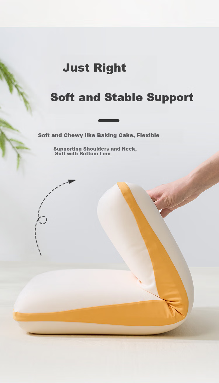 FUANNA Memory Foam Pillow for Students' Sleep, Cervical Spine Support, Slow Rebound, Sleep Care, Deep Sleep, 60*40*8cm 4